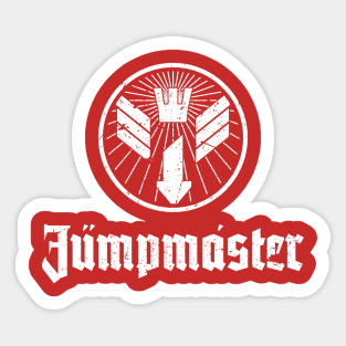 Jumpmaster Sticker